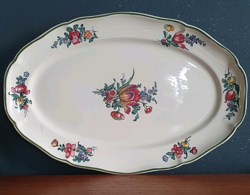 Plat oval ancien villeroy - plat,