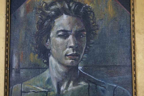 Portrait moderne tableau signe
