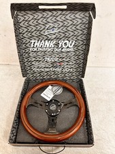 *RETURNED SALE* NRG (ST-310BRB-BK) Classic Wood Grain Steering Wheel (310mm)