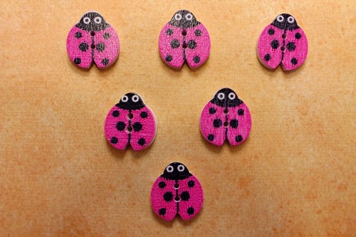 Lot boutons bois - 6,