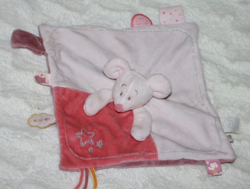 Doudou plat noukies carré - doudou,