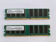 Barette Mémoire 2x1Go DDR