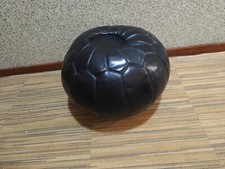 Pouf En Cuir Véritable