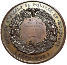 #15173 - Médaille Comité Agricole de Pouilly en Montagne Olivier de Serres 50 mm