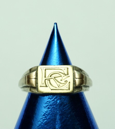 Chevalière argent bague - chevalière, en