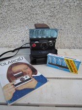Polaroid SX 70 Land Camera Alpha + Notice & Flache Bar Syvania