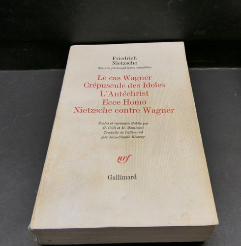 Nietzsche cas wagner - nietzsche,
