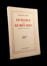 JEAN-PAUL SARTRE : LE DIABLE ET LE BON DIEU . NRF . 1951 . EO N° VÉLIN PUR FIL