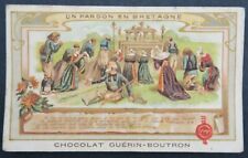 Chromo CHOCOLAT GUERIN BOUTRON Un pardon en Bretagne Auray