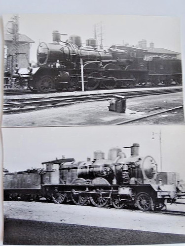 Cartes photo cpa train - 2,
