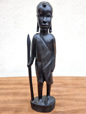 Statue guerrier africain en ébène - Art Africain