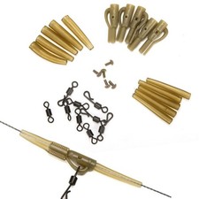 Clips plomb kits de plate-forme de pêche à la carpe métal plastique caoutchou