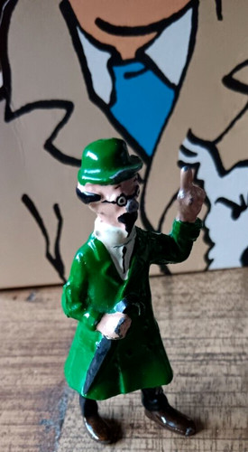Tintin sculpture métal - ,