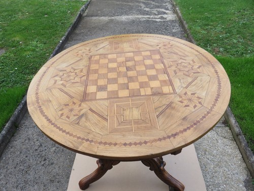 Table jeux ancienne - ancienne, style