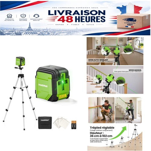 Huepar niveau laser vert - laser,