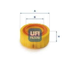 UFI Filtre À Air Filtre D'Insertion Pour Piaggio Ape (MP) Vespacar 0.2 30.880.00