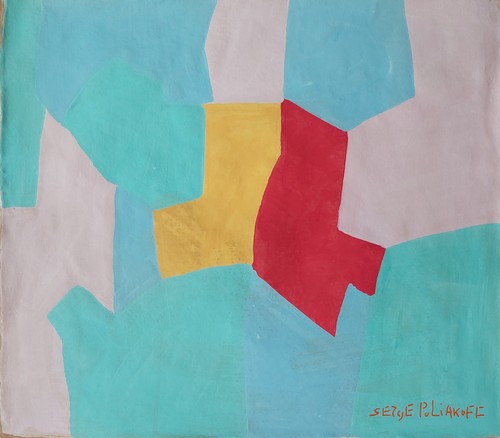 Peinture huile abstraite - à, l'huile