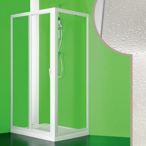 Cabine douche paroi pvc - de,