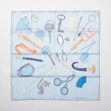 Hermès Scarf Silk Blue Carré 90 Nous Sommes Inséparables Inseparable companions