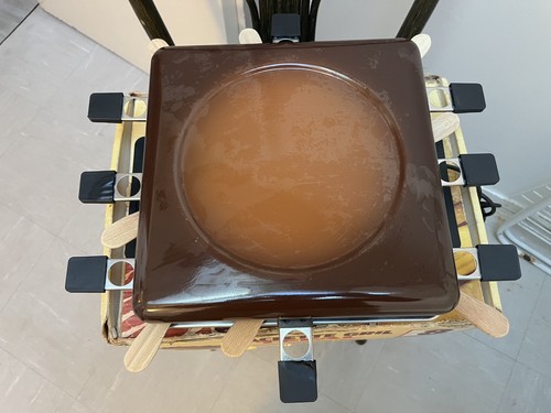 Appareil raclette tefal marron