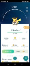 Pikachu Holiday Costume Non Shiny (Registred Or Not) Pokémon Go