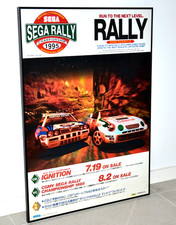 Sega Rally - Japanese Poster B2 size 51.5cm x 73cm - OST - Sega Saturn - Arcade