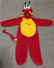HTF Vintage Disney Store Mulan Mushu Dragon Costume 8-10 Years Size