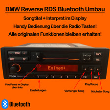 BMW Reverse RDS Radio Bluetooth Conversion (Song Title + Artist in Display)