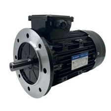Moteur Électrique Triphasé 0.55kW/0.75CV, 750Tr/min, 230/400V, B5, HA90, IE3, A