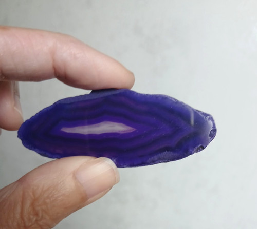 Tranche agate fine teintée