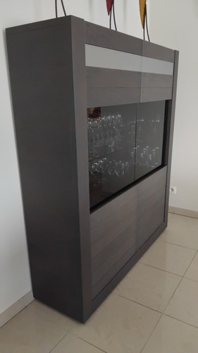 Buffet vitrine bar bois - buffet, vitrine/bar