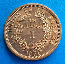 Bolivie Bolivia 1 boliviano