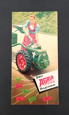 VINTAGE AGRIA UNIVERSAL SINGLE-AXLE TRACTOR-MOWER BROCHURE 1956