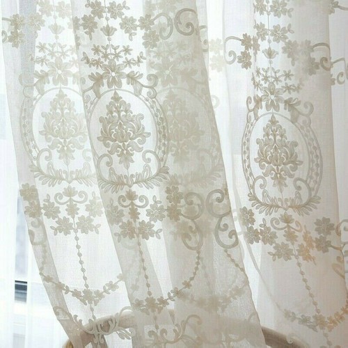 Broderie crochet tissu rideau - broderie,