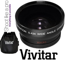 PRO HD WIDE ANGLE WITH MACRO LENS FOR CANON VIXIA HF S10 S100