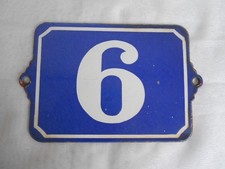 Plaque émaillée Ancienne N°