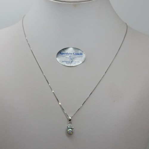 Collier femme chaîne blanc - chaîne, or