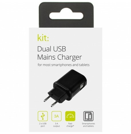 Kit chargeur secteur - 3.1a,