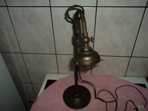 Ancienne lampe bureau col - de,