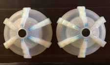 2 Coupelles abats-jour verre