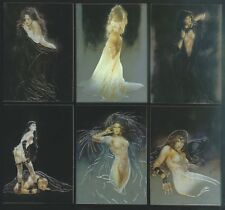 LUIS ROYO: PROHIBITED (Comic Images 2000) Complete METAL TEX Chase Card Set