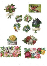 chromos anciens découpis