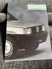 FIAT PANDA 750L 1000CL 1000 Super 4x5 SALES BROCHURE 1988