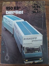 BERLIET 950 KB 6 / Prospectus