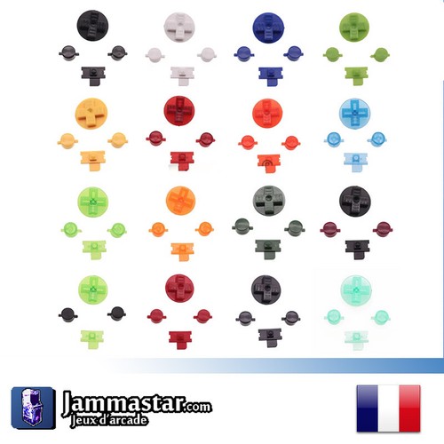 Set boutons gameboy classic - de,