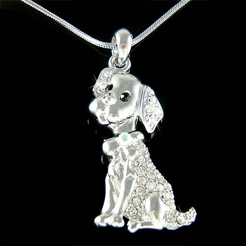 Collier pour animal cristal - collier,