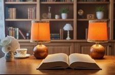 Paire de Lampes de Chevet