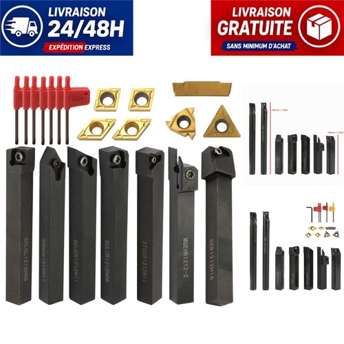 Ensemble outils tournage - , bois