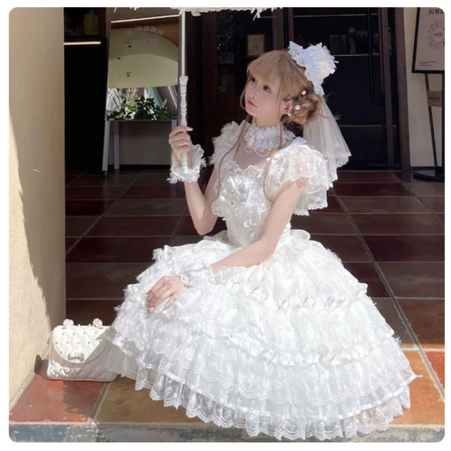 Sweet lolita dress jsk - sweet, halter