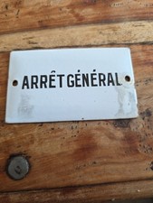 Plaque émaillée ancienne